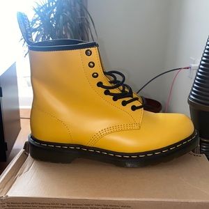 Yellow Dr.Martens Boots